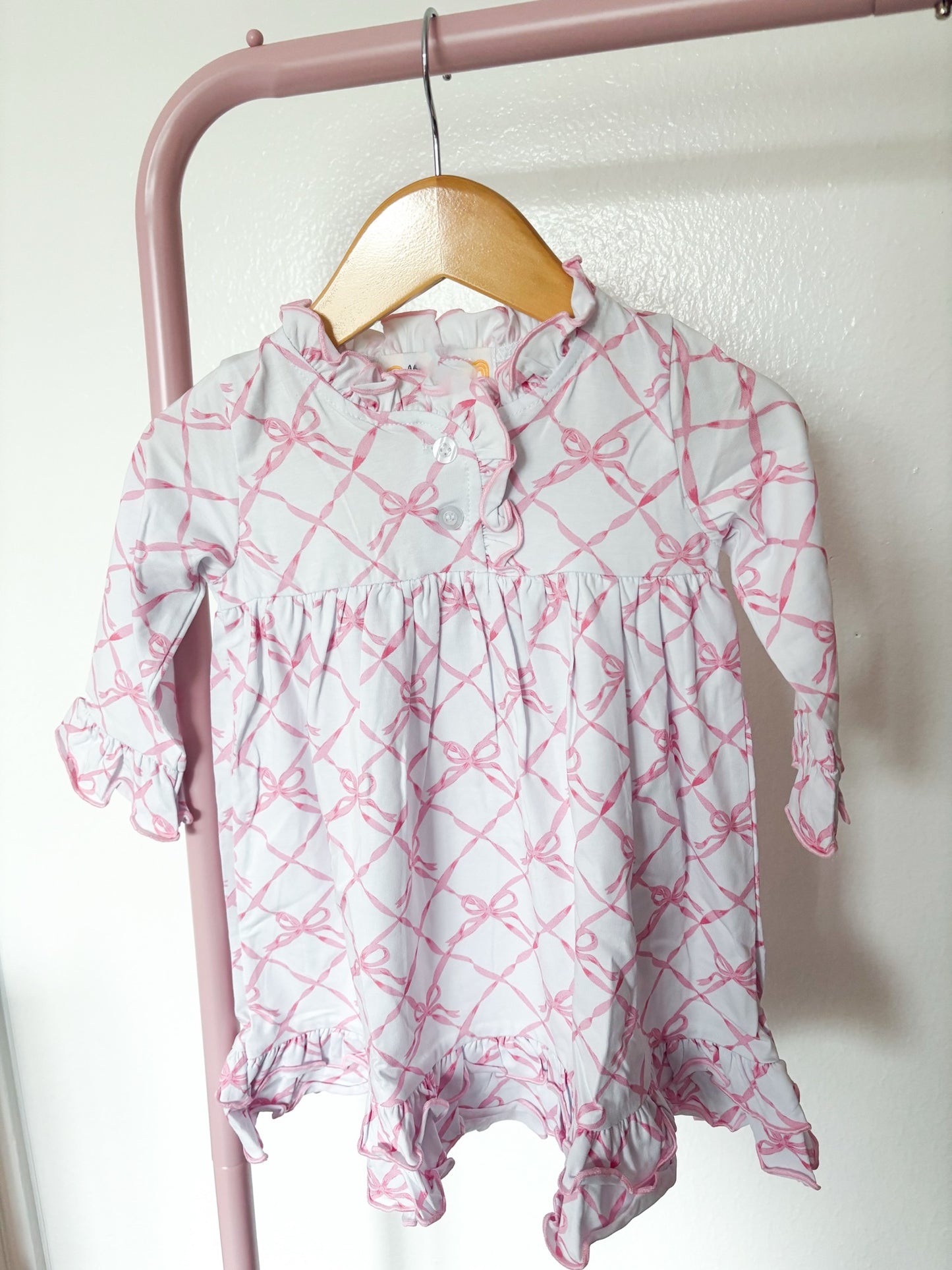 GIRL PINK BOW PAJAMA