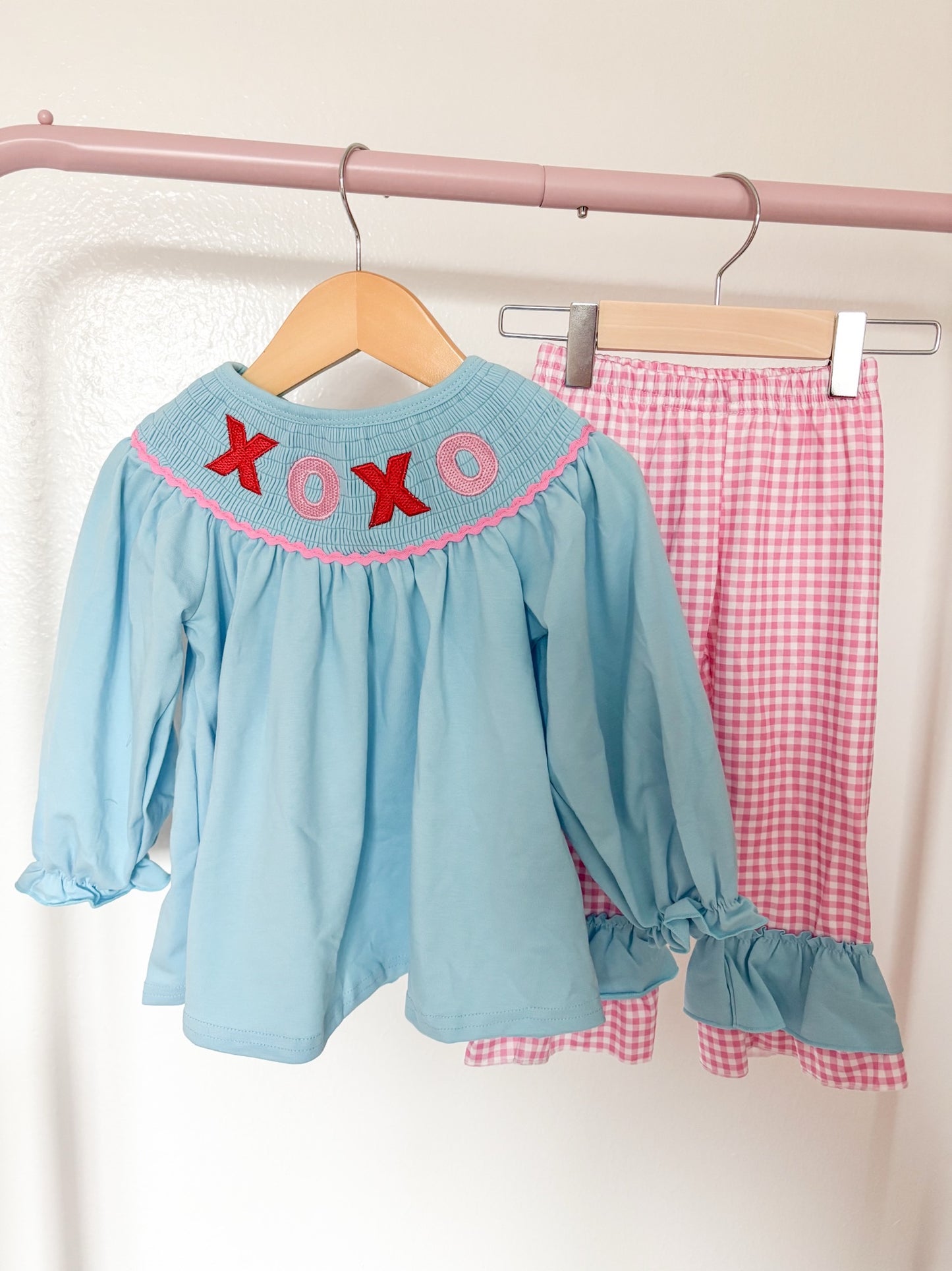 BLUE XOXO GIRL SET