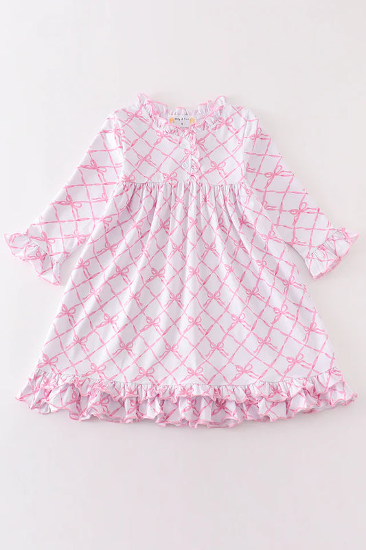 GIRL PINK BOW PAJAMA