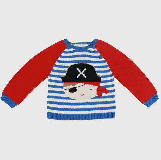 Boy Pirate Knit Sweater